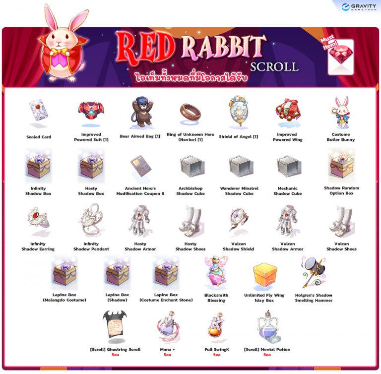 Red Rabbit Scroll – Ragnarok Online