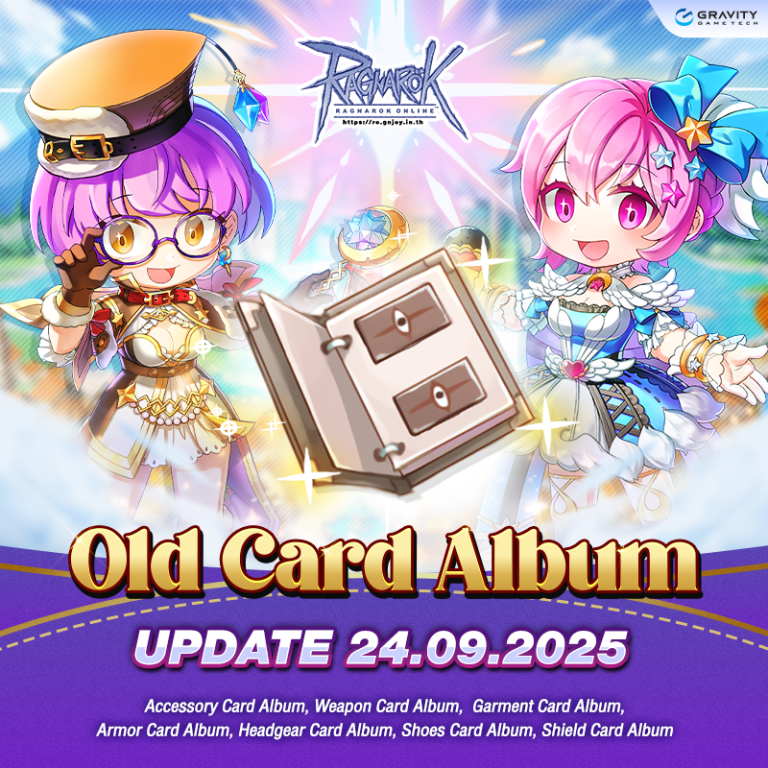 Text Card Ragnarok Old Card Album Update List (24 Sep 2025) – Ragnarok Online